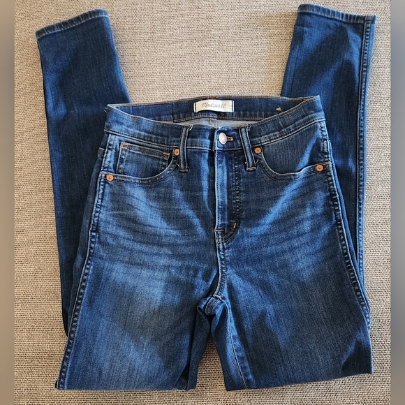 MADEWELL 10" HIGH-RISE SKINNY JEANS - Picture 2 of 6